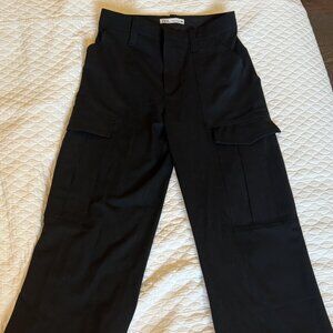 Zara Black Cargo Trousers